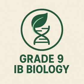IB MYP Grade 9 Biology
